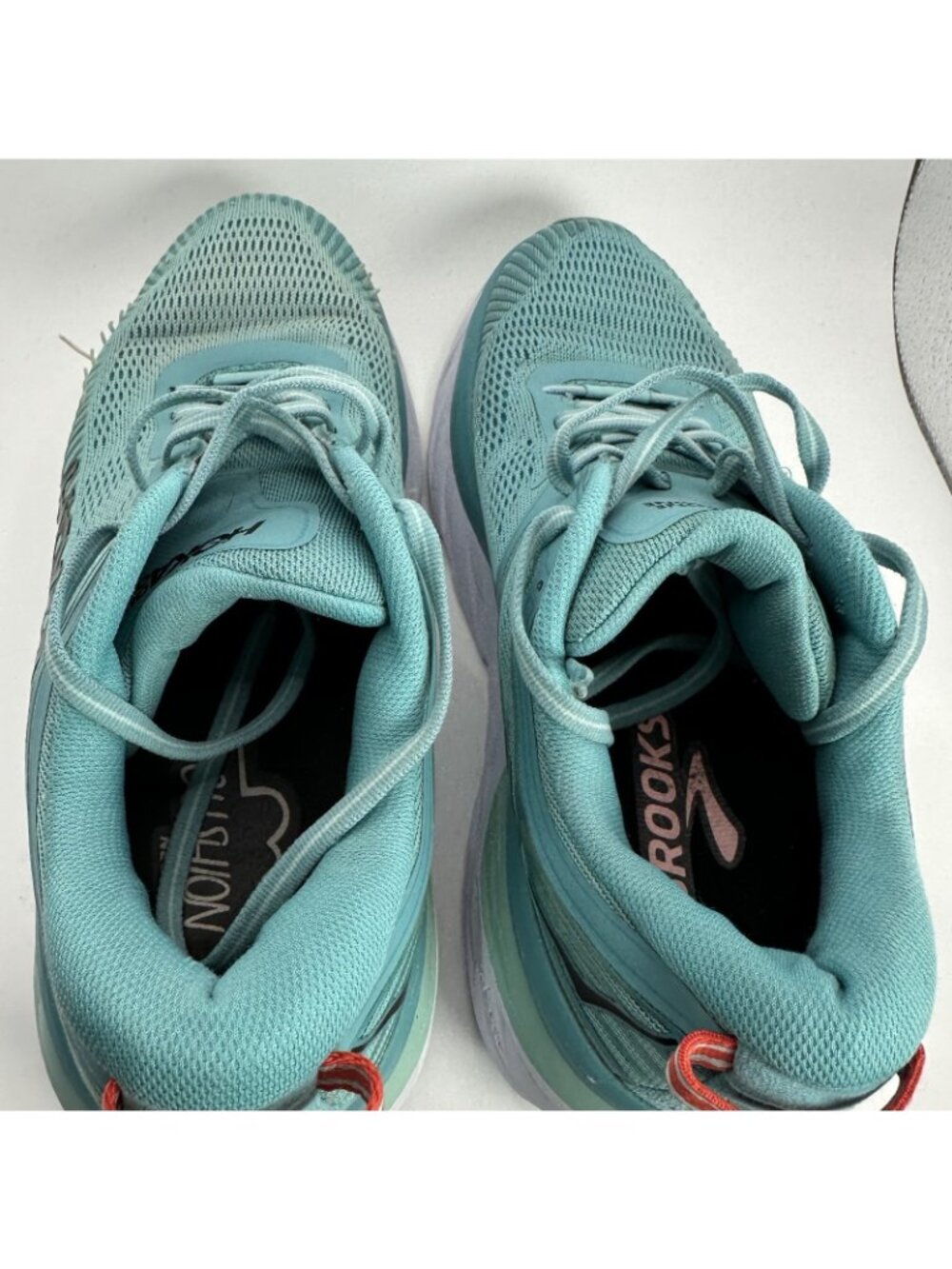 Hoka One One W Bondi 7 Shoes Womens Size  8 Blue Running Cushioned Trainer - Picture 9 of 12